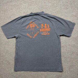 Palm Angels Gray Graphic T-Shirt Men’s XS Short Sleeve Cotton Tee Stretch